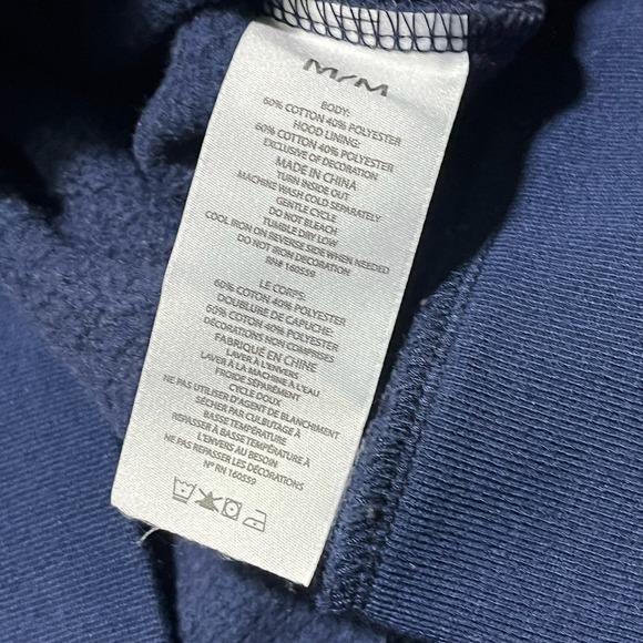 NWT Seattle Seahawks Darius Rucker Hoodie Sweatshirt Mens Medium NFL Blue - Picture 6 of 10